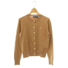ポロ バイ ラルフローレン Polo by Ralph Lauren コットンブレンド カーディガン ニット XS キャメルベージュ /ES ■OS
