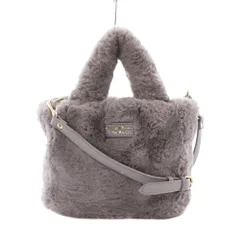 サマンサタバサプチチョイス Samantha Thavasa Petit Choice 2WAY ハンドバッグ ショルダーバッグ ファー グレー /RI ■OSのサムネイル
