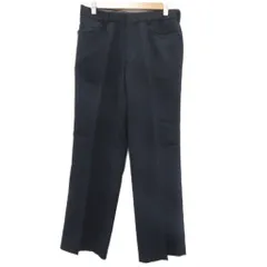 マンシングウェア MUNSINGWEAR スラックスパンツ 76 濃紺 ダークネイビー ストレート アンクル丈 /HO44 ■ECA005のサムネイル