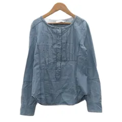 シーバイクロエ SEE BY CHLOE シャツ ブラウス 40 水色 ヘンリーネック 長袖 プルオーバー /MA8 ■ECE004のサムネイル