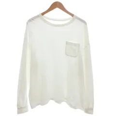 ソフネット SOPHNET. 長袖Tシャツ ロンT カットソー S ラウンドネック フロントポケット 白 ホワイト /KB ■GY62のサムネイル