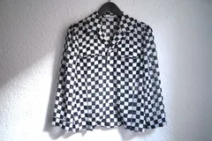 02SS チェック開襟ブラウスシャツジャケット / robe de chambre COMME des GARCONS(ローブドシャンブルコムデギャルソン)のサムネイル