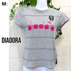 M■スポーティー Tシャツ■DIADORA ディアドラ■杢グレー ライトグレーのサムネイル