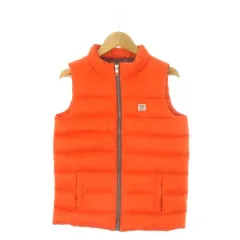 アルマーニ ジュニア ARMANI Jr ダウンベスト 子ども服（男の子用） 10A 142cm オレンジ 無地 スタンドカラー ノースリーブ 6X4Q01 4NAPZ /CK2 ■GY57のサムネイル