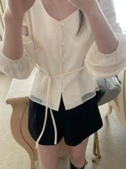 Her lip to For her Tulle Sleeve Knit Top - メルカリ