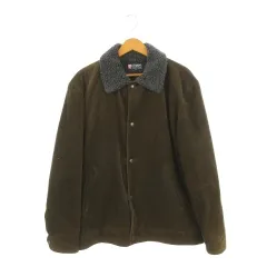 チャップス CHAPS RALPH LAUREN ジャケット 上着 M 茶 ブラウン カーキ ボア襟 コーデュロイ 長袖 1532-4284 /AH23 ■ECD004のサムネイル