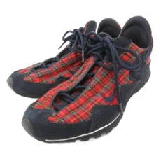 ナイキエーシージー NIKE ACG スニーカー シューズ チェック柄 赤 レッド 紺 ネイビー /JS ■GY62のサムネイル