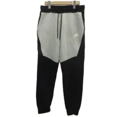 ナイキ NIKE パンツ スウェット L 黒 ブラック グレー 切り替えデザイン ドローストリングウエスト リブ裾 /KK ■ECA004のサムネイル