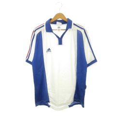 90's adidas アディダス デサント製 ゲームシャツ トリコM/L - メルカリ