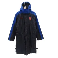 プーマ PUMA スポーツウェア ベンチコート ロング丈 150cm ネイビー 紺 裏ボア 2WAY /SM3 ■GY58 男の子