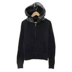 デニム&サプライ ラルフローレン DENIM & SUPPLY RALPH LAUREN ジャケット パーカー 上着 S 黒 ブラック ラメフード ジップアップ ミドル丈 /YS4 ■ECC002のサムネイル