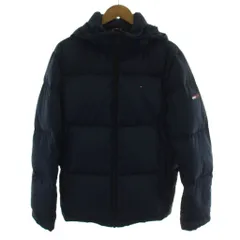 ヒルフィガーデニム HILFIGER DENIM ダウンジャケット 上着 L 紺 ネイビー 長袖 フード DM0DM00716-002 /GG ■ECB003のサムネイル