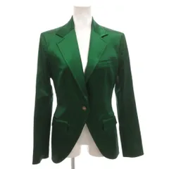 ドルチェ&ガッバーナ ドルガバ DOLCE&GABBANA テーラードジャケット ブレザー 光沢加工 1B 緑 グリーン /FF ■GY62のサムネイル