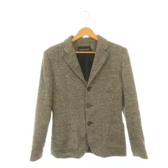 ラルフローレン RALPH LAUREN COLLECTION CLASSICS ジャケット 上着 9 ベージュ 長袖 織り柄 ノッチドラペル /AH30 ■ECE003のサムネイル