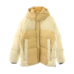 カルバンクラインジーンズ Calvin Klein Jeans ダウンジャケット ジップアップ L ベージュ アイボリー ブラック /DO ■ECD001のサムネイル