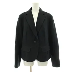 バーバリー ロンドン BURBERRY LONDON テーラードジャケット 総裏地 裏地チェック柄 ウール混 46 黒 ブラック FCB60-106-28 /KU ■ECE003のサムネイル