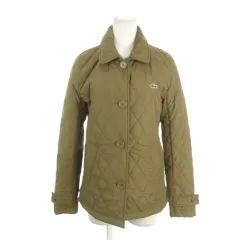 ラコステ LACOSTE キルティングジャケット 中綿 ロゴ 36 茶 ブラウン /AH35 ■ECD001のサムネイル