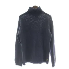 アルマーニ ジーンズ ARMANI JEANS ニット セーター S 黒 ブラック タートルネック /GP ■ECD001のサムネイル