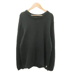 アルマーニ ジーンズ ARMANI JEANS ニット セーター L チャコールグレー 無地 ラウンドネック 長袖 /SY3 ■GY61のサムネイル