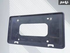 【割れ無し！】HONDA ホンダ 純正 汎用 ナンバーフレーム 枠 カバー 1枚 穴間：約21cm 縦：約18cm 横：約34cm 黒素地 即納 在庫有 棚A-6