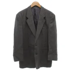 マンシングウェア MUNSINGWEAR テーラードジャケット シングル 2B 総裏地 ノーベント MA キャメル混 グレー /GV ■GY58のサムネイル