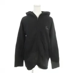 ラコステ LACOSTE パーカー 裏起毛 40 黒 ブラック フード付き ジップアップ 長袖 ロゴ /MN23 ■ECC001のサムネイル