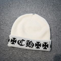 Chrome Hearts クロムハーツ ビッグ ダディ カシミヤ ビーニー 白