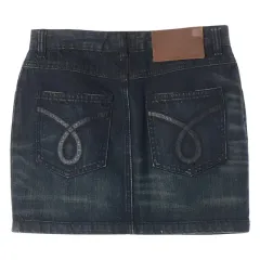 Calvin Klein (WOMEN - S) コットン デニム ミニ スカートのサムネイル