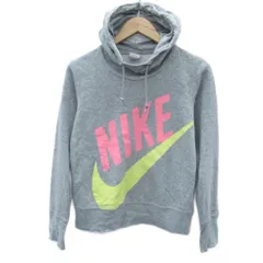 ナイキ NIKE パーカー プルオーバー 長袖 L グレー プリント /HO28 ■GY58