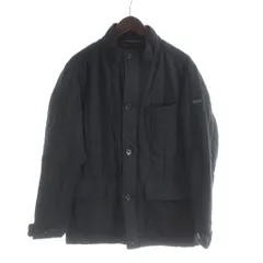 ラコステ LACOSTE キルティングジャケット 上着 L 黒 ブラック スタンドカラー 長袖 キルティング /LP ■GY58のサムネイル