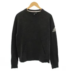 アディダス adidas スタジアム フルクルースウェット レジェンドインクF1 J/M トレーナー プルオーバー 長袖 M 黒 DU1145 /BM ■GY60