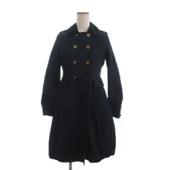 マークバイマークジェイコブス MARC by MARC JACOBS トレンチコート ミドル丈 コットン 無地 紺 ネイビー XS ■ECD001のサムネイル