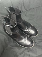 Pointed Toe Short Boots ウエスタン ブーツ本革 27cm - メルカリ