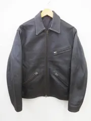 ★7703☆LIDNM リドム lm25ss02666 25SS VINTAGE WASHED LEATHER ZIP レザージャケット　Sのサムネイル