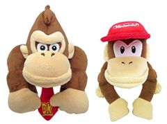 동키 콩 & 디디 (S) 봉제 인형 2 종 세트 [높이 약 20cm] 슈퍼 마리오 ALL STAR COLLECTIONe fb48854a