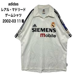 極美品 100周年 レアルマドリード ユニフォーム CLパッチ 2002 O