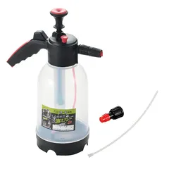 髙儀(Takagi) 泡スプレー 吹き付け 水噴射 洗車用 フォームガン 2L 2WAY 泡・水 両用 ノズル 2種類 上下ピストン 手動 蓄圧 電池不要 どこでも 簡単洗浄 液垂れしにくい 節水 泡 洗い流し 拡散 ストレート CFHS-2A 0のサムネイル