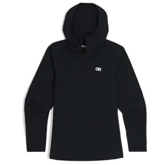 アウトドアリサーチ レディース アウター ジャケット・ブルゾン パーカー ヒール Outdooresearch Freewheel HalfZip Hoodie Womens Black ブラックのサムネイル