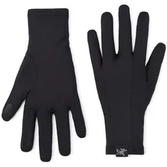 アークテリクス メンズ アクセサリー 手袋 Arcteryx Rho Gloves Black ブラックのサムネイル