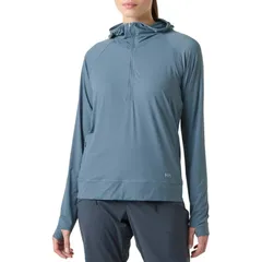 ヘリーハンセン レディース トップス シャツ パーカー Helly Hansen Shine Solen 12 Zip Hoodie Womens Washed Navy ネイビーのサムネイル