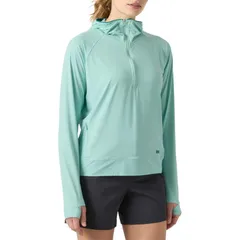ヘリーハンセン レディース トップス シャツ パーカー Helly Hansen Shine Solen 12 Zip Hoodie Womens Lagoonのサムネイル
