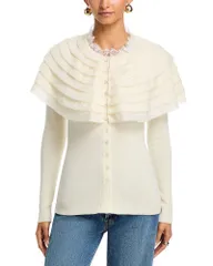 シー レディース アウター カーディガン ウール セーター Sea Wanda Wool Cardigan Sweater Cream クリームのサムネイル