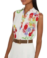 ミリー レディース トップス シャツ MILLY Josephine Shirt White Multi ホワイトのサムネイル