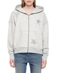 ザディグ エ ヴォルテール レディース アウター パーカー・スウェット シャツ Zadig Voltaire Mia Embellished Sweatshirt Gris Chine Claiのサムネイル