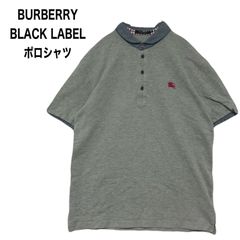 入手困難✨️ バーバリー BURBERRY ポロシャツ 黒 L ホースロゴ 希少