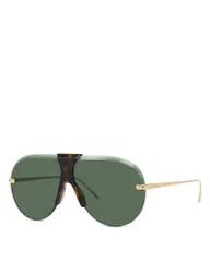 ロエベ レディース アクセサリー サングラス・アイウェア Loewe Slimask Sunglasses 135mm HavanaGreen グリーンのサムネイル