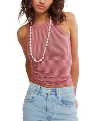 フリーピープル レディース トップス タンクトップ Free People Soft Striped Tank Rose Combo ストライプのサムネイル