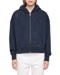 ザディグ エ ヴォルテール レディース アウター パーカー・スウェット Zadig Voltaire Mia ZipMO AO Stars Embellished Hoodiencreのサムネイル