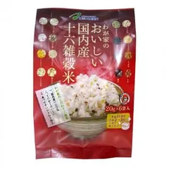 雑穀シリーズ わが家のおいしい国内産十六雑穀米 120g(20g×6袋) 10入 Z01-512のサムネイル