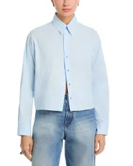 マルタンマルジェラ レディース トップス シャツ MM6 Maison Margiela Long Sleeve Shirt Lightblue ブルーのサムネイル